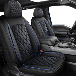 MIROZO Dodge Ram Seat Covers Full Set for 2009-2026 Ram 1500/2500/3500,Blue