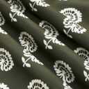 Green Throw Pillow Covers 20x20 Decorative Floral Throw Pillow Covers Accent Green Pillowcase 20x20 Set of 2, Vintage Floral Velvet Cushion Case Neutral Boho Farmhouse Pillowcase for Sofa Couch Bed