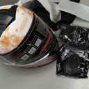 OUMURS Modular Motorcycle Helmets Full Face Flip up Street Bike Motorcycle Helmet for Unisex Adult Model 912 (Orange, M)