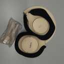 TOZO HT2 Hybrid Active Noise Cancelling Headphones, Wireless Over Ear Bluetooth Headset, 60H Playtime, Hi-Res Audio Custom EQ via App Deep Bass Comfort Fit Ear Cups, for Home Office Travel Khaki