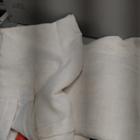 MIULEE Faux Linen Curtains 84 Inch Length 2 Panels Natural Semi Sheer Curtain with Back Tab Rod Pocket, Light Filtering Window Privacy Burlap Drapes for Living Room Bedroom 42W x 84L Linen