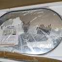 ANDY STAR Bronze Oval Mirror for Bathrooml, 20x33 Oval Bronze Mirror in Stainless Steel Metal Frame Deep 1 for Bathroom, Bedroom, Living Room, Entryway, Hang Vertical or Horizontal