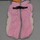 Lelepet Dog Coat Warm Dog Winter Coat Waterproof Dogs Jacket with Harness Built in Reflective Pet Fleece Vest Zip-Up Cold Weather Coats for Medium Dogs Turtleneck & Windproof Coats Dachshund Pink, Medium