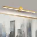 ZitoStory Battery Operated Picture Light for Wall with Remote,Minimalism Wireless Dimmable Art Lights for Paintings Rechargeable Gallery Light Artwork Lighting for Canvas, Portrait (Gold,23'' Inch)