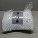 Memory Foam Bed Pillow for Sleeping, Ergonomic Cervical Contour Neck Support Orthopedic Pillow for Side Back Stomach Sleeper, Neck and Shoulder Pain (Blue)