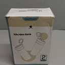 Kids Water Bottle, 2-Pack 20oz Water Bottles with Stickers and Straw, Stainless Steel Vacuum Insulated cup, Kids Water Bottle for School, Gifts for Boys and Girls(Purple/Green)