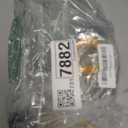 15 Inch RV Propane Hose Replacement with Gauge, 2 Pack - Stainless Steel Braided Hose for RV Two-Stage Regulator - 1/4" Male NPT & QCC1 Inlet, 350PSI