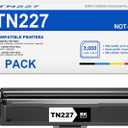 Compatible Toner Cartridge Replacement for Brother TN227BK TN227 TN-227 TN223 for MFC-L3770CDW MFC-L3750CDW HL-L3230CDW HL-L3290CDW HL-L3210CW MFC-L3710CW (1 Black)