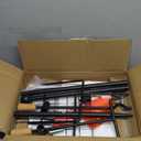 Mr IRONSTONE Campfire Grill Grate: Fire Pit Grill Grate with Swivel Handle, Campfire Cooking Equipment with Heavy Duty Steel, Over Fire Camp Grill For Outdoor Barbecue Camping and Cooking, Black