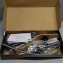 Glacier Bay Dorind Single Hole Single-Handle High-Arc Bathroom Faucet in Matte Black