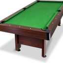 GoSports 7 and 8 ft Pool Tables with Wood Finish - Gray, Black, or Green Felt - Billiards Game Room Table for Adults & Family - Accessories Not Included