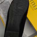 MUSSHOE Black Flats for Women Pointed Toe-Comfortable Business Casual Work Shoes, Dressy Suede Slip On with Memory Foam for Office, Teacher & Standing All Day, 7.5