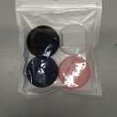 Compatible for Air Tags-4 Pack Apple Kids Hidden, Airtag Holder for Kid, AirTag Hidden Kids Holder with Invisible Pin, Anti Lost, for Children, Elderly, Luggage, Clothing (Black White Pink Purple)