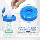 4 Pack Breast Pump Cleaning Wipes 300 Count Pacifier Bottle Wipes Resealable Convenient Hygienic on the Go Cleaning for Quick Clean Pump Parts Tables Countertops Chairs
