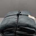 LUXOME Queen Size Weighted Blanket | Integrated Cooling & Plush Cover | 18 lbs | 60"x80" | Ocean (Lyocell + Minky | Ocean)