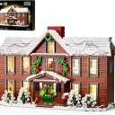 Little Women House Building Set with LED Light, Christmas Holiday Winter Snow House Kit, Compatible with Lego House Building Blocks Model Toys, Christmas or Festival Gifts (1445 PCS)
