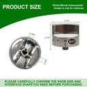318282310 Gas Stove Burner Knob Replaces (5 Pack) - Compatible with Frigidaire Range/Oven/Cooktop,Kenmore Stove knobs Replacements AP3774164 1062940 AH979119 EA979119 PS979119