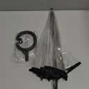 NAMSAN Clear Dog Umbrella for Small Dogs, Dog Umbrella Leash Keeps Dogs Dry in Rain Walking, Adjustable Leash, Self-Assembly (Gen-2)