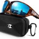 suoso Sports Polarized Sunglasses for Men: Womens UV400 Protection Sun Glasses Wrap Around Goggles for Fishing Driving TR90