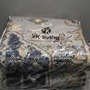 VK·LIVING Machine Washable Rug 9'x12' Vintage Design Washable Area Rugs with Non Slip Rugs for Living Room Bedroom Traditional Woven Rug Carprt Stain Resistant, Dining Office Boho Rug, Brown&Black