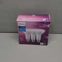 PHILIPS LED 65W BR30 3-Pack Ultra Definition Daylight (5000K) 650 Lumen (7.5W = 65W) Dimmable Frosted Flicker-Free Light Bulbs