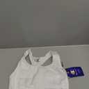 Champion Women's Sports Bra, Infinity Racerback, Moderate Support, Seamless Sports Bra for Women (Medium, White)