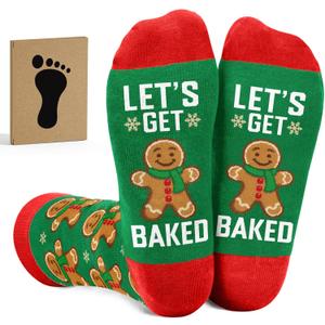 Christmas Socks For Women - Stocking Stuffers for Men, Christmas Gifts for Family, Funny Socks for Adults, Kids, Unique Naughty Gift for Women and Men, Fun Stuff For Fashion-Forward Individuals