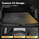 AOMSAZTO Cargo Liner Custom Fit for Ford Bronco Sport 2026 2025 2024 2023 2022 2021- All Weather Protection Automotive Trunk Floor Mat - Waterproof Cargo Mat for Bronco Sport