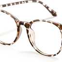 Gaoye Blue Light Blocking Glasses, Retro Round Eyewear Frame Anti Eyestrain Computer Glasses for Women Men (*Leopard)