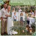 Novabright 6 Pcs the Night Before Wedding Welcome Yard Sign with Adjustable Easel & DIY Stickers 15.8"x23.6" These Kids Are Getting Married Yard Signs Decor for Rehearsal Dinner, Bridal Shower