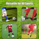 Soccer Shin Guards Pads for Youth Adult, Shin Defender Shin Guards Kids, Calf Compression Sleeve with Honeycomb Pads, Protective Soccer Shin Pads Gear for Boys, Girls