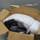 Sunheir Extra Large Waterproof Dog Bed, Jumbo Orthopedic Dog Beds with Removable Washable Cover for Large Dogs, Pet Bed Mat Egg-Crate Foam, 3XL(47.5"X29"X4"), Grey