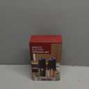 CIRCLE JOY Gravity Electric Salt and Pepper Grinder Set Automatic Salt and Pepper Grinder Set with LED Light, Battery Operated, Adjustable Coarseness, Large Capacity, for Home Kitchen BBQ, Black