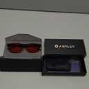 ANYLUV Blue Light Glasses Men Woman, Blue Light Blocking Glasses for Computer Gaming, Eye Strain Relief Eye Protection ((Sleep Enhancement) 01- Black)