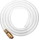 Shaker Siphon Hose for Gasoline, Gasoline Fuel Transfer Pump, Hand Pump Self Priming, 6Ft, 1/2'' Copper Valve Siphon Hose, for Gas Diesel Oil Liquid Water (1.8 m)
