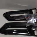 LED DRL Turn Signal Fog Lights Lamps Assembly Replacement For 2018-2020 Honda Accord Included Switch+Wiring Kit(Clear Lens)