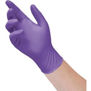 Vaingarb Nitrile Exam Gloves 1000 Count Large Purple Disposable Medical Gloves Latex Free Case of Powder Free Examination Glove
