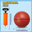 8.6" Water Pool Basketball Set with Pump, Replacement Ball for Basketball Hoop Trampoline, PVC Waterproof Basketballs Floating Toy for Swimming Pool Seaside, Indoor Outdoor Water Games Summer Party