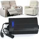 Lavolta Battery Pack for Reclining Furniture - Rechargeable Recliner Battery Pack - Universal 2-Pin Power Supply for Electric Recliners, Recliner Chair, Couch, Sofa (2200 mAh)