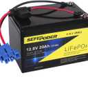 Replacement Battery Compatible with Peg Perego 12 Volt Ride on Toys,12V 20Ah Lifepo4 Rechargeable Battery, Built-in 40A BMS