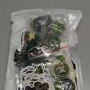 122 PCS Army Party Favors, Military Camo Temporary Tattoos Slap Bracelets Keychains Stickers Badges Goodie Bags Soldiers Figures for Army Birthday Party Decorations Gifts for Kids Classroom Rewards