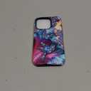 for iPhone 15 Pro Case with 2-in-1 Glossy All Inclusive Anti Fall Double layer Protection Soft TPU+PC Back Pattern Case Compatible with iPhone 15 Pro 6.1inch for Women Diamond Bird