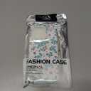 J.west Magnetic for iPhone 16 Pro Case 6.3" Soft Slim Floral Women Phone Case Compatible with MagSafe Aesthetic Protective Cute Flowers Design Cover for Girls Teal Blue