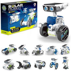 12-in-1 Solar Robot Kit for Kids 8-12, STEM Projects for KidsDIY Building Toy Set & Science Kits for Kids Age 8-12 Boys & Girls Birthday