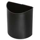 Safco Deskside Small Trash Can Recycling Bin Combo, 3 Gallon, For Kitchen, Office, Indoor Use, Black/Blue