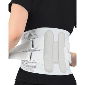 Back Brace for Lower Back Pain Relief Adjustable Knitted Back Support Brace for Women and Men Lumbar Support Belt for Sciatica, Herniated Disc,Scoliosis,Breathable Mesh Design Lower Back Brace 2XL