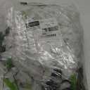 12Pcs Artificial Wisteria Flowers 3.6 Feet/Piece White Dense Artificial Fake Wisteria Vine Ratta Hanging Garland Silk Flowers String Home Party Wedding Decor(White-Dense)