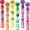 Monster Truck Party Favors for Kids 24PCS Truck-Themed Mini Bubble Wands, Great for Birthday Supplies, Piata Fillers, Goodie Bags & Classroom Rewards