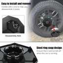 4PCS Wheel Center Caps for Tesla Cybertruck 2024 2023 Full Coverage Wheel Center Hub Caps Cover,Removable ABS Center Hub Cover Easy to Install Rust Dust Resistant Cybertruck Accessories