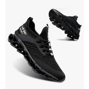 Vooncosir Men's Fashion Sneakers Breathable Mesh Running Shoes Blade Non Slip Soft Sole Casual Athletic Walking Shoes 47